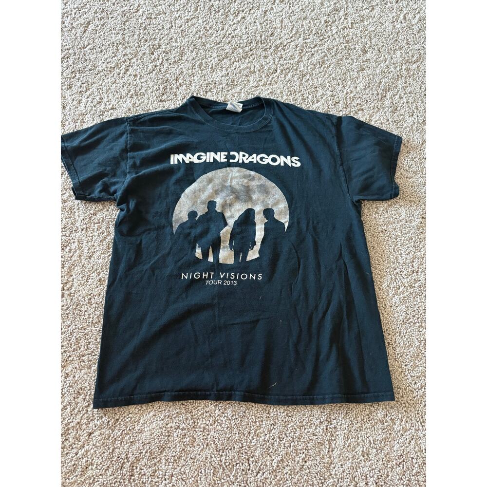 2013 IMAGINE DRAGONS "Night Visions" Concert Tour T-shirt